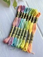 DMC Pastel Rainbow Thread Pack